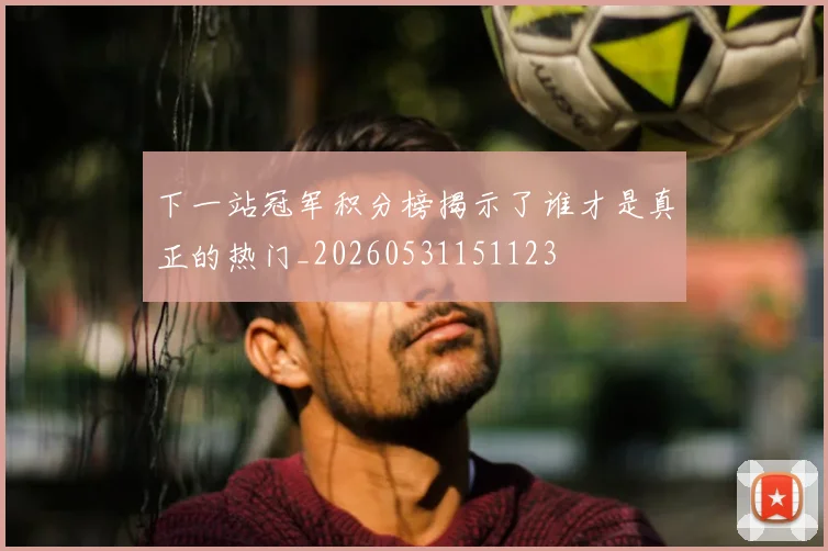 下一站冠军积分榜揭示了谁才是真正的热门_20260531151123